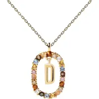 PDPaola Bellissima Collana Placcata Oro Lettera D Co01-263-U — Collana