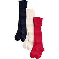 Next Collant beige / rosso sangue / nero