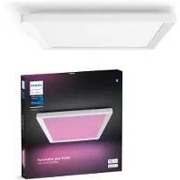 Philips Hue White & Color Ambiance Pannello Da Soffitto Tento Quadrato, Medio Bianco