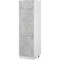 Vicco Armadio frigorifero R-Line Calcestruzzo 60 cm, Model 30254