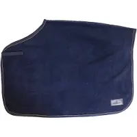 Kentucky Tappeto da equitazione quadrato in pile pesante Navy M