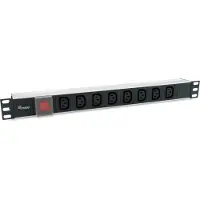 Equip 333310 unità di distribuzione dell'energia (PDU) 8 presa(e) AC 1U Nero