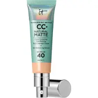 IT Cosmetics Cc Natural Matte Fondotinta Spf40 Light Medium 32ml Fondotinta
