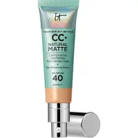 IT Cosmetics Cc Natural Matte Fondotinta Spf40 Medium 32ml Fondotinta