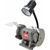 AWTOOLS Smerigliatrice da banco 150mm / 300w con lampada