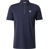 EA7 per uomo. 8NPF13_PJRGZ Polo a maniche corte blu navy (L), Casual, Giallo, Viscosa, Manica corta