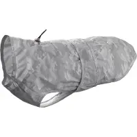 Hunter Waterproof Jacket Huka To Go Cappottini per cani (Rücken 65 cm - Hals 40-76 cm, Bauch 53-80 cm, silber / reflektierend)