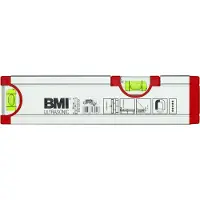 Bmi Wasserwaage Ultrasonic, Länge 20 cm, eloxiert, mit Magnet, 1 Stück, 692020M