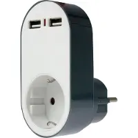 As Schwabe adattatore di ricarica as-Schwabe Presa Schuko Presa USB Presa multipla IP20