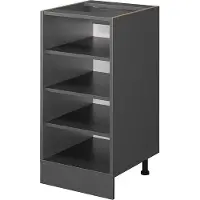 Vicco Scaffale da cucina R-Line Antracite 40 cm senza piano di lavoro, Model 37412
