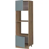 Vicco Mobile cucina microonde R-Line Grigio-blu 60 cm, Model 41119