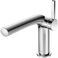 Keuco EDITION 400 Mitigeur monocommandé pour lavabo 120, avec garniture d'écoulement, saillie 153mm, 51504130002, 51504130002