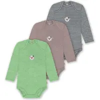 Normani Tutina / body per bambino 'Auckland' beige / grigio / verde / bianco