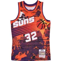 Mitchell & ness Canotta Basket Uomo Nba Ah Swingman Jersey 5.0 Hardwood Classics 1999 No 32 Jason Kidd Phosun Orange/purple
