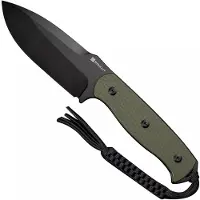 SENCUT Toxodon S24036-2 Black, Green G10, coltello fisso