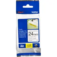 Brother Nastro TZe-S251 - Nero su bianco (24 mm x 24 mm)