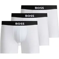 BOSS per uomo. 50544272 Set 3 Boxer One bianco (S), Homewear, Cotone