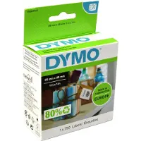 Dymo Etichetta S0929120 - Nero su bianco (25 mm x 25 mm)