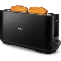 Philips Daily Collection Tostapane - fessura lunga, nero HD2590/90