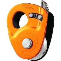 Petzl - Carrucola da arrampicata - Micro traxion - Giallo