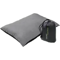 Cocoon Travel Pillow Nylon Cuscini (Medium - 29 x 38 cm, grigio)