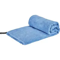 Cocoon Terry Towel Light Telo in microfibra (120 x 60 cm - L, blu)