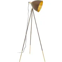 Eglo Lampada da terra Chester 1 color ruggine, color oro