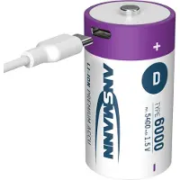 Ansmann Mono D 6000 Typ USB-C 2-Pack (5400mAh)