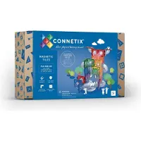Connetix Gioco Di Costruzione Rainbow Ball Run Expansion 66 Pezzi
