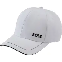 BOSS per uomo. 50492716 Berretto in tessuto bianco (OSFA), Casual, Cotone