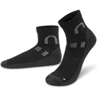Normani Calzino sportivo 'Lismore' grigio / nero