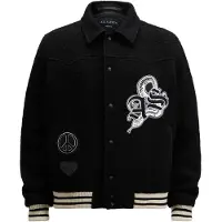 AllSaints Ambaum Bomber Black Taglia: M | Giacche leggere Outlet | Uomo | Nero