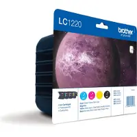 Brother Cartuccia stampante LC-1220VALBP - 4 colori Multipack