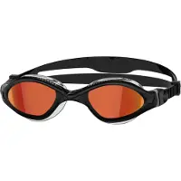 Zoggs Tiger LSR+ Titanium Occhialini da nuoto (Regular, nero)