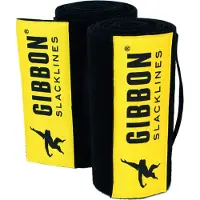 Gibbon Slacklines Tree Wear XL Protezione per albero (2 x 200 cm, giallo/nero)