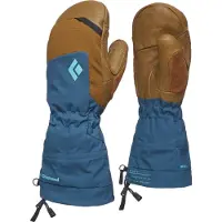 Black Diamond - Guanti da alpinismo in PrimaLoft&reg; - W Mercury Mitts Azurite in Pelle - Taglia S - Blu