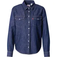 Levi's Iconic Western Linen+ Denim Shirt Taglia: XS | Maglie a manica lunga Outlet | Donna | Blu