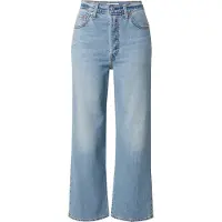Levi's Ribcage Straight Ankle Cotton Linen Jeans Med Indigo Taglia: W29L31 | Jeans straight fit Outlet | Donna | Bianco