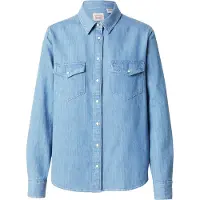 Levi's Iconic Western Linen+ Denim Shirt Taglia: S | Maglie a manica lunga Outlet | Donna | Blu