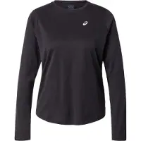 Asics Women's Core L/S Top Maglia da corsa Donna (S, nero)