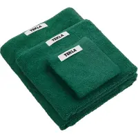 Tekla Unisex Guest Towel Teal Green Taglia: 30x50 | Costumi da Bagno Outlet | Unisex | Ciano