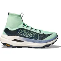 Hoka One One - Scarpe trail donna - Tecton X 3 W Mint Fluorite/Varsity Navy per Donne - Taglia 37 1/3 - Verde