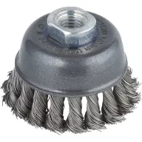 Wolfcraft Steel wire pot brush WS signed M14 Ø 75 mm 2125000 1 pc(s)