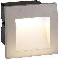 Searchlight LED incasso parete Ankle, IP65, alluminio, grigio