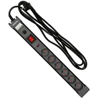 Sthor Cavo di prolunga a 6 prese / ciabatta elettrica 3,0M