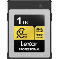 Lexar CFexpress PRO Tipo B serie Oro 4.0 1TB - R3600/W3300MB/s
