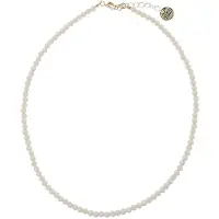 Otazu Beads Necklace - Ecru White Taglia: OS | Collane Outlet | Donna | Marrone
