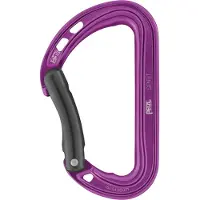 Petzl Spirit Bent Gate Moschettoni a leva lilla