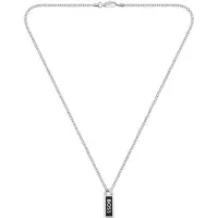 BOSS Collana Uomo Acciaio Kassy Emblem 1580677 — Collana