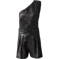 Iro Paris Iliana Playsuit Black/black Lurex Exp Taglia: 36 | Tute corte Outlet | Donna | Nero